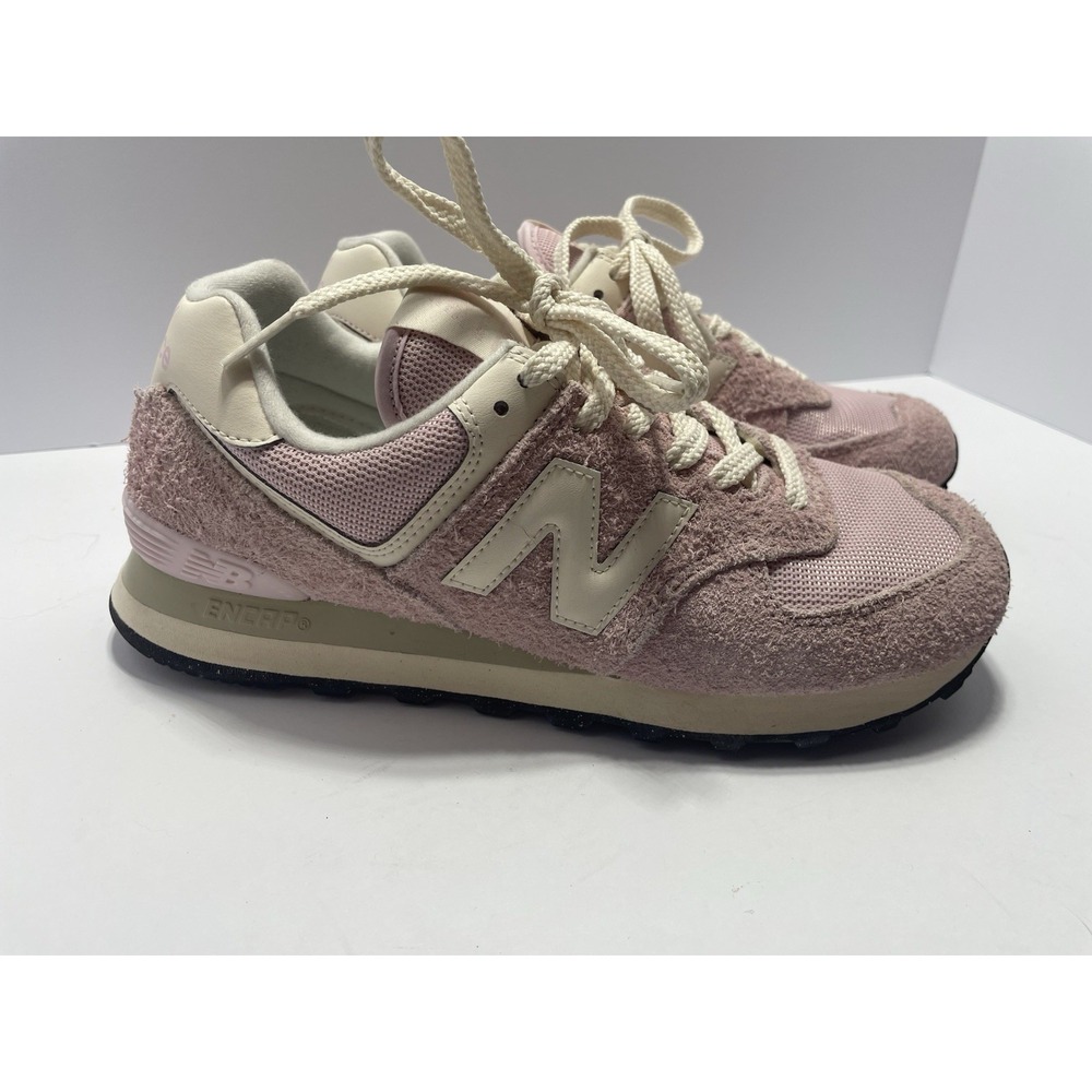 Size 9 - New Balance 574 Rose Sugar Permafrost W